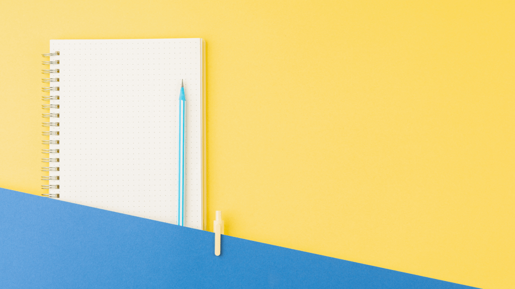Image of note pad and pencil